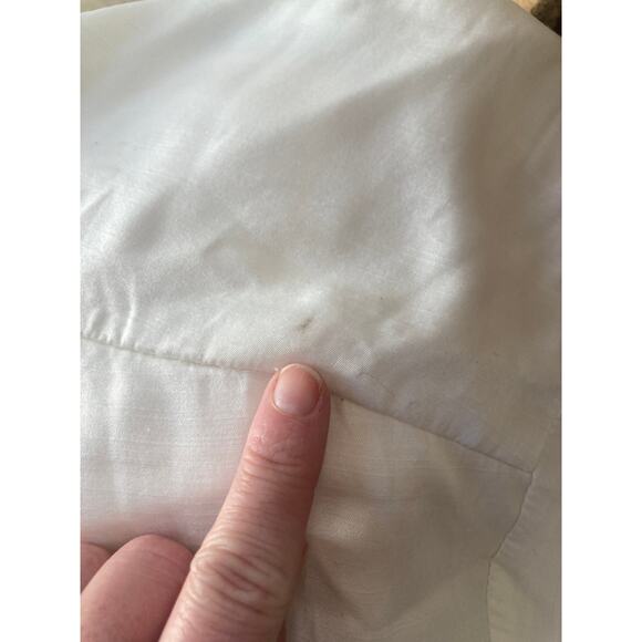 Nine West Cream Buttondown Mini Dress, Size XL - Picture 5 of 8